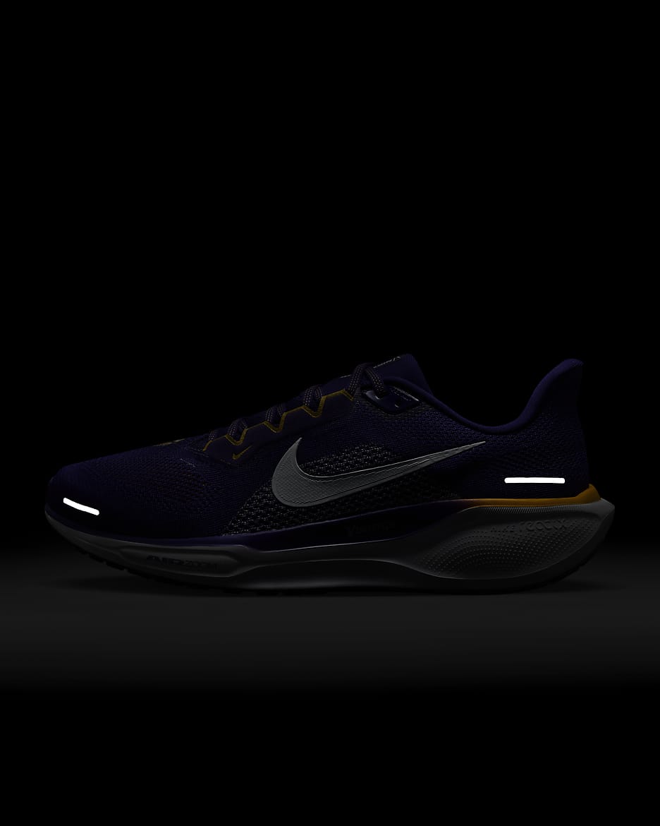 Tenis de correr en pavimento para hombre Nike Pegasus 41 NFL Minnesota Vikings - Morado cancha/Blanco/Oro/Blanco