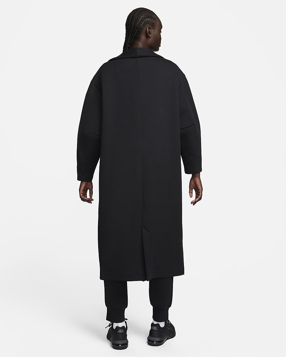 Nike Sportswear Tech Fleece Women's Oversized Duster Jacket - Black/Black