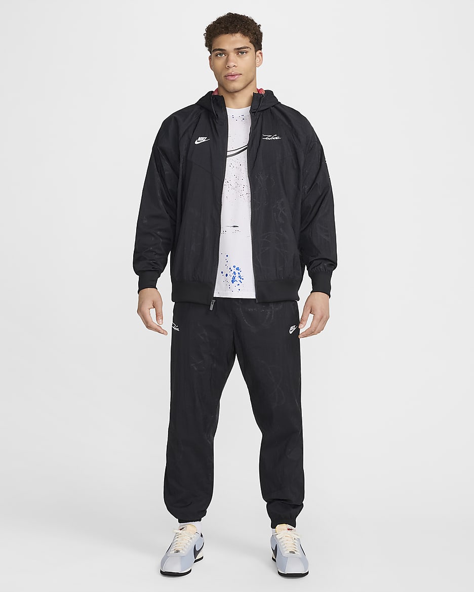 Pants de breaking Windrunner forrados para hombre Nike Sportswear - Negro