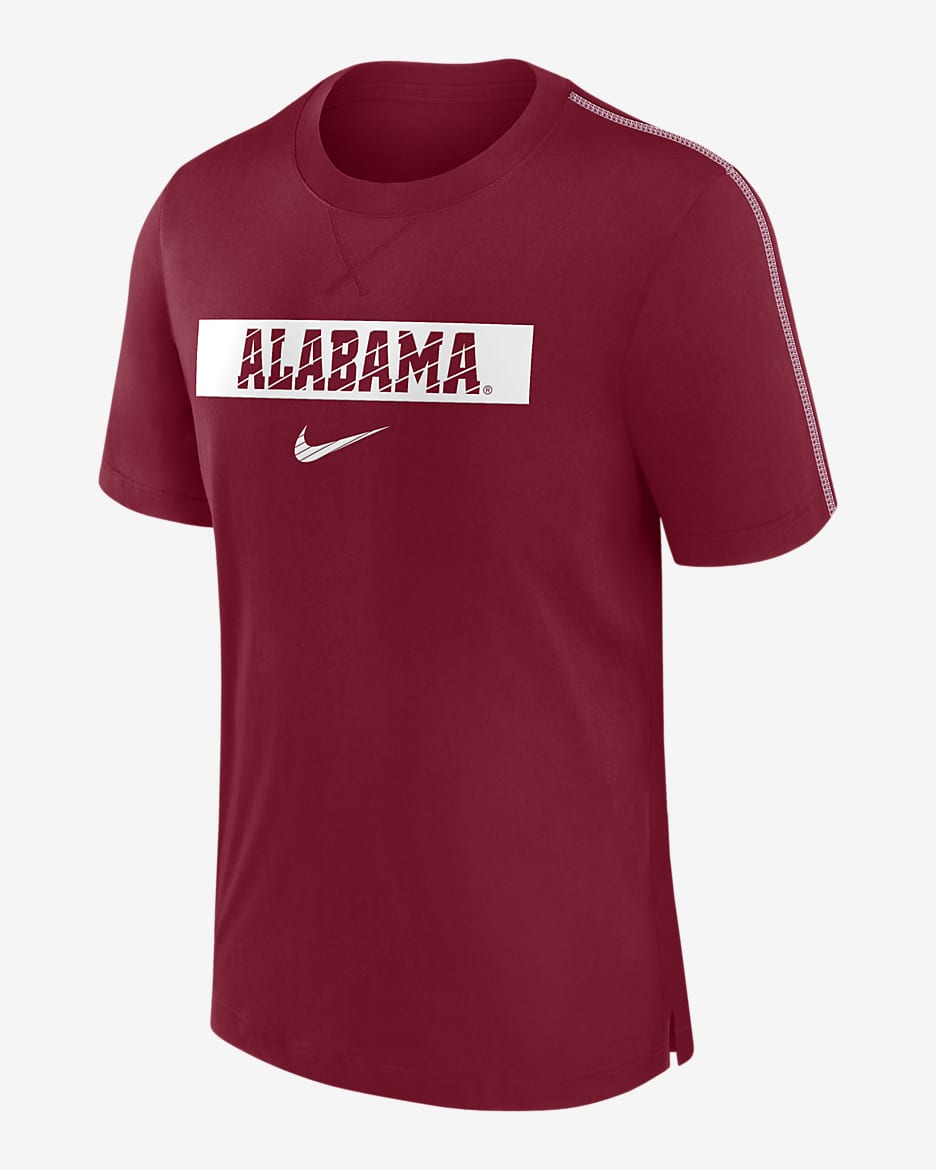 Alabama Crimson Tide Sideline Player Men's Nike Dri-FIT College T-Shirt - Crimson