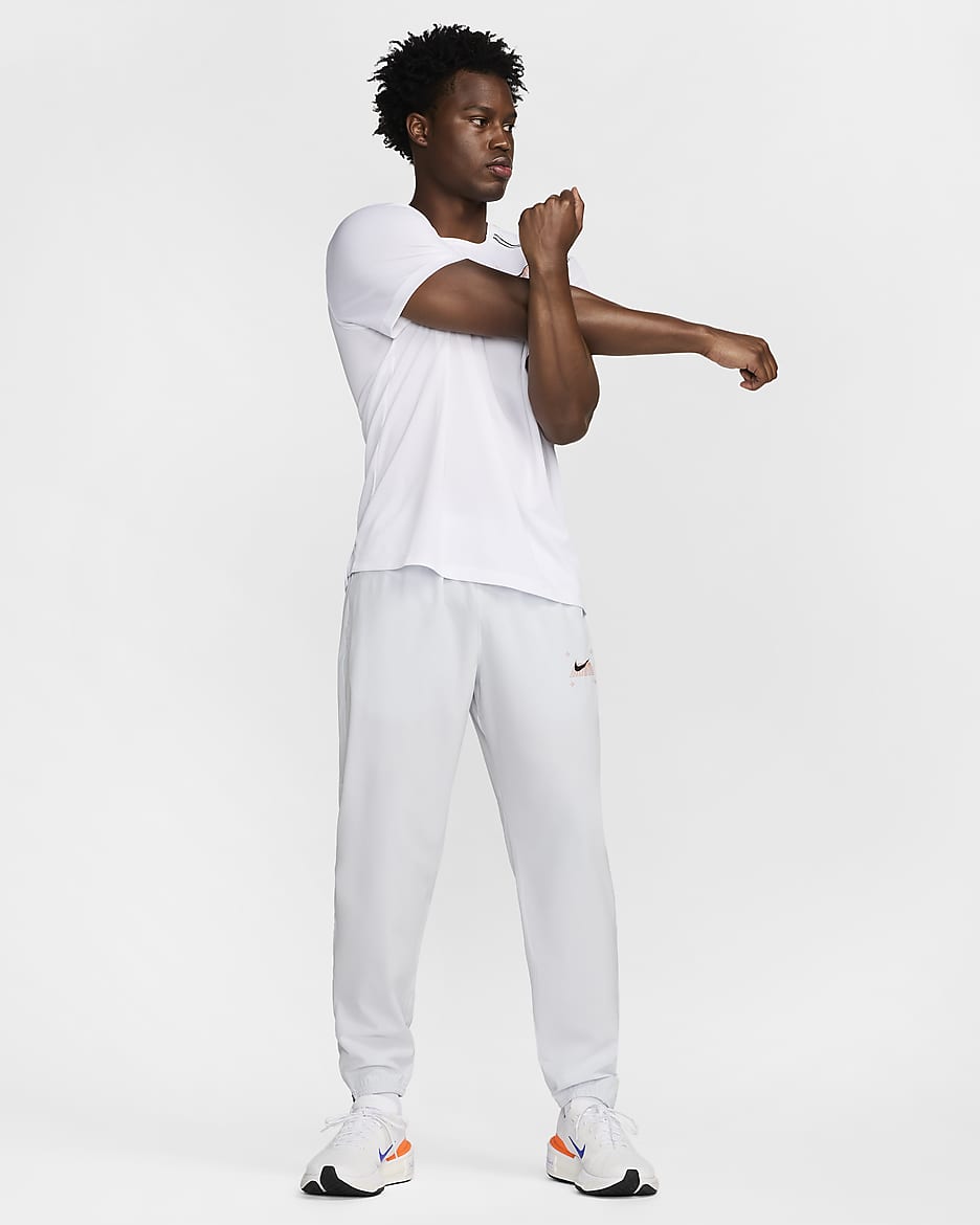 Nike Challenger Men's Running Trousers - Pure Platinum