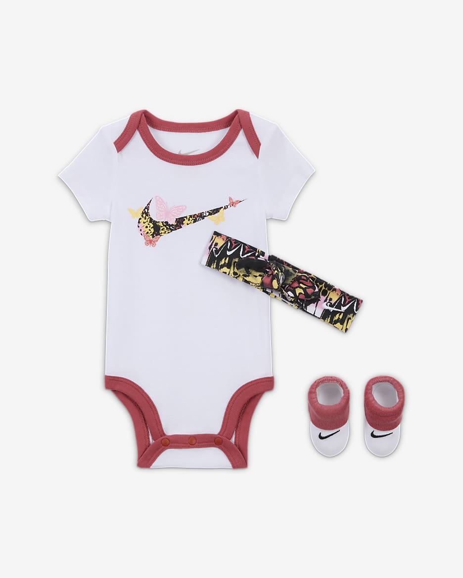 Nike Metamorph Baby 3-Piece Boxed Set - White