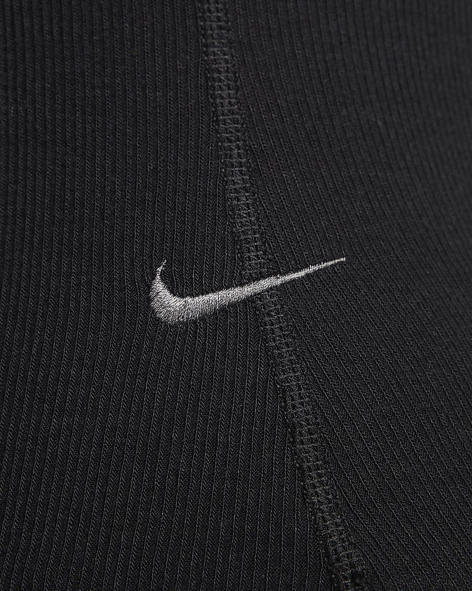 Nike Sportswear Women's Ribbed Tank Top - Black/Anthracite