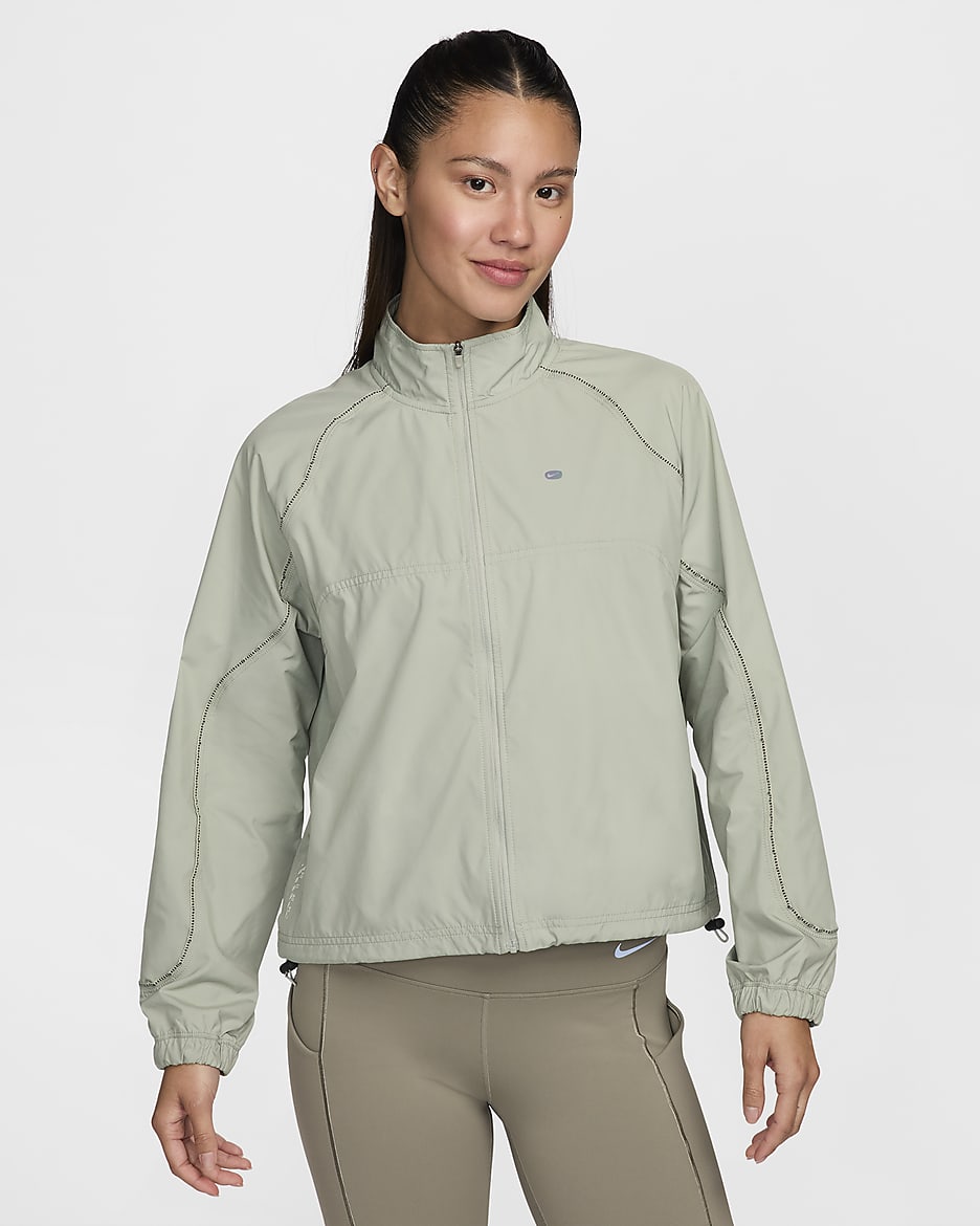 Nike Women's Running Jacket - Jade Horizon/Pale Ivory/Cyber/Cement Grey