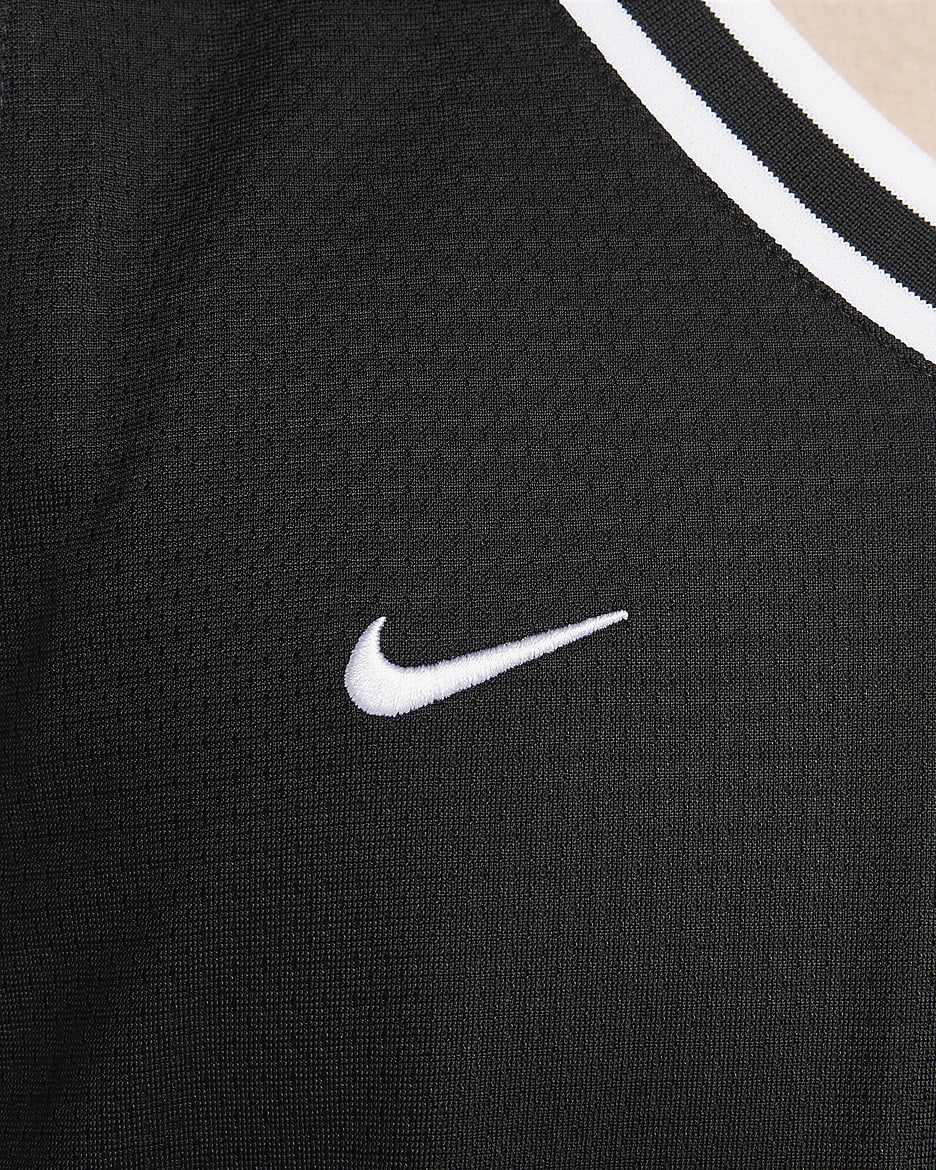 Nike DNA Men's Dri-FIT Basketball Jersey - Black/White