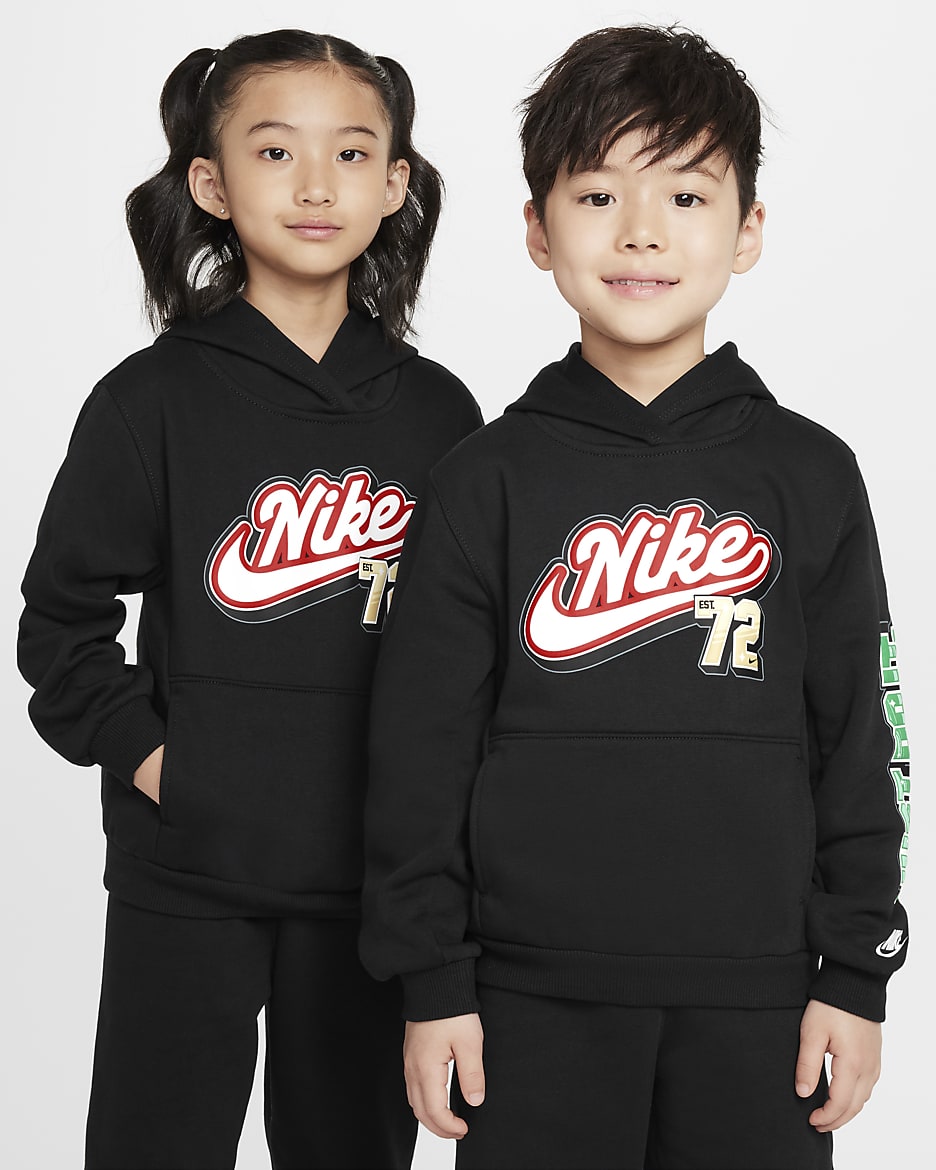 Nike Step Up Your Game Little Kids' 2-Piece Fleece Set - Black