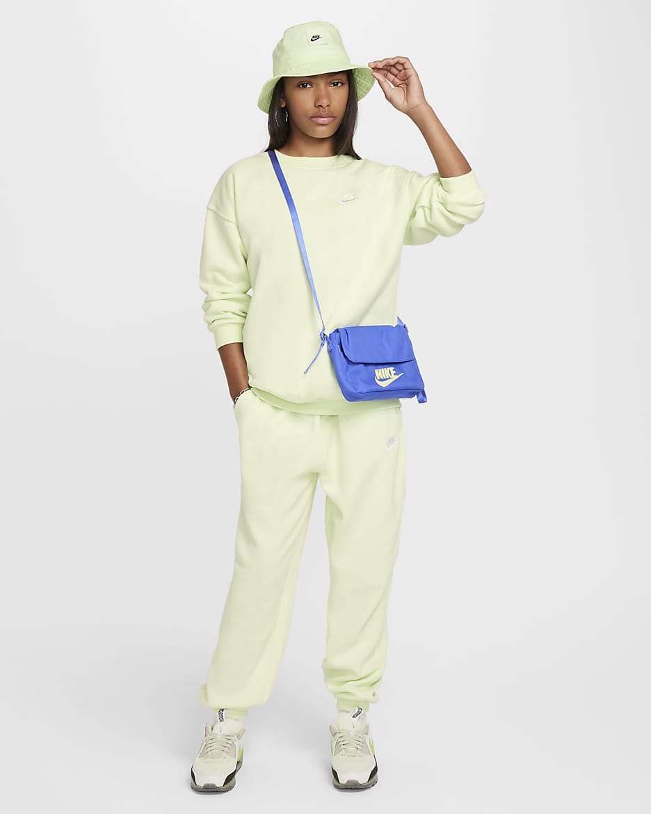 Nike Sportswear Club Fleece Big Kids' Loose Pants - Lime Ice/Lime Ice/White