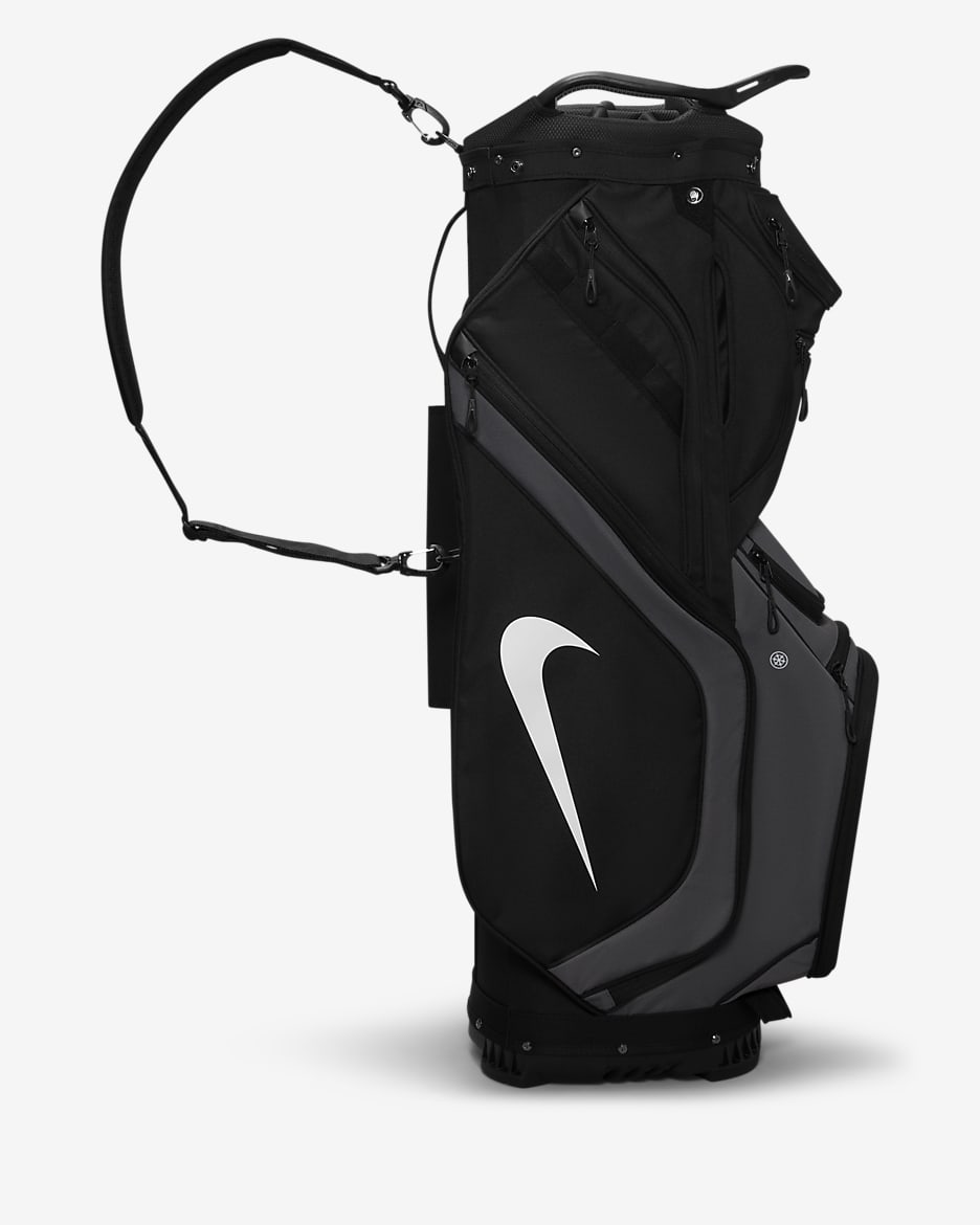 Nike Performance Cart Golf Bag - Black/Iron Grey/White