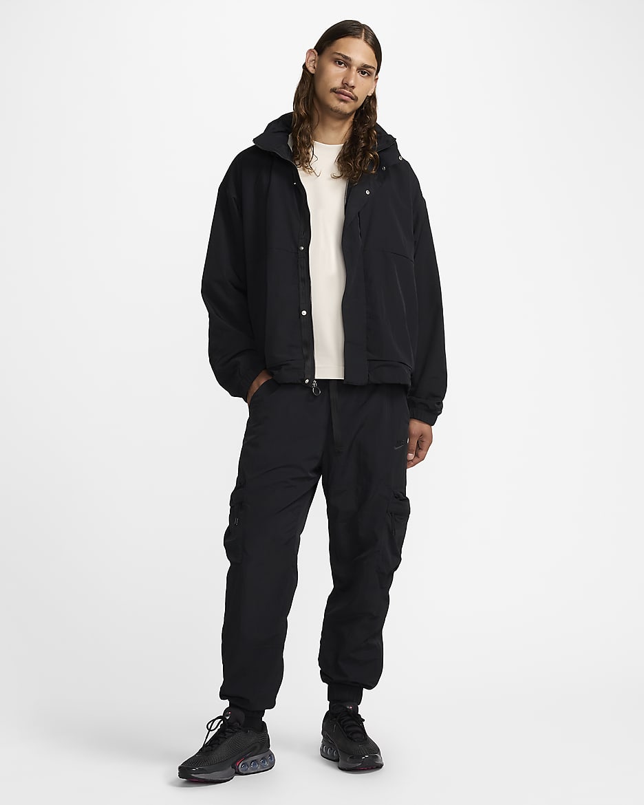 Nike Tech Men's Woven Cargo Trousers - Black/Black