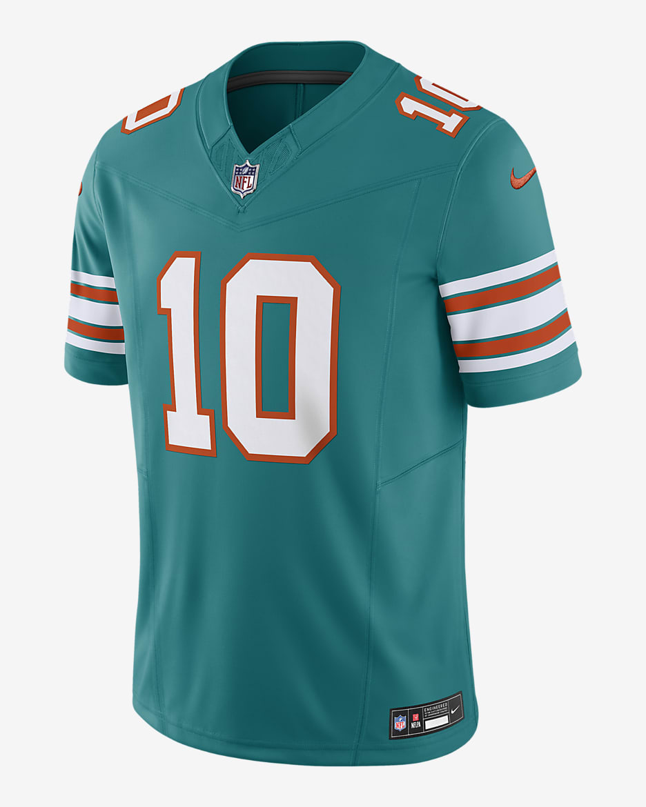 Tyreek Hill Miami Dolphins Men's Nike Dri-FIT NFL Limited Football Jersey - Aqua
