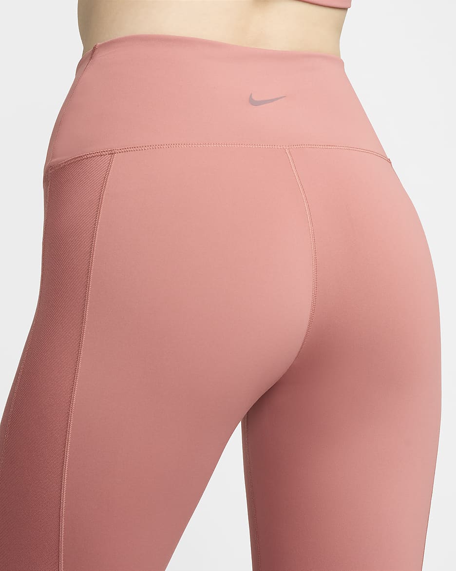 Nike One Wrap Women's High-Waisted 7/8 Leggings - Canyon Pink/White