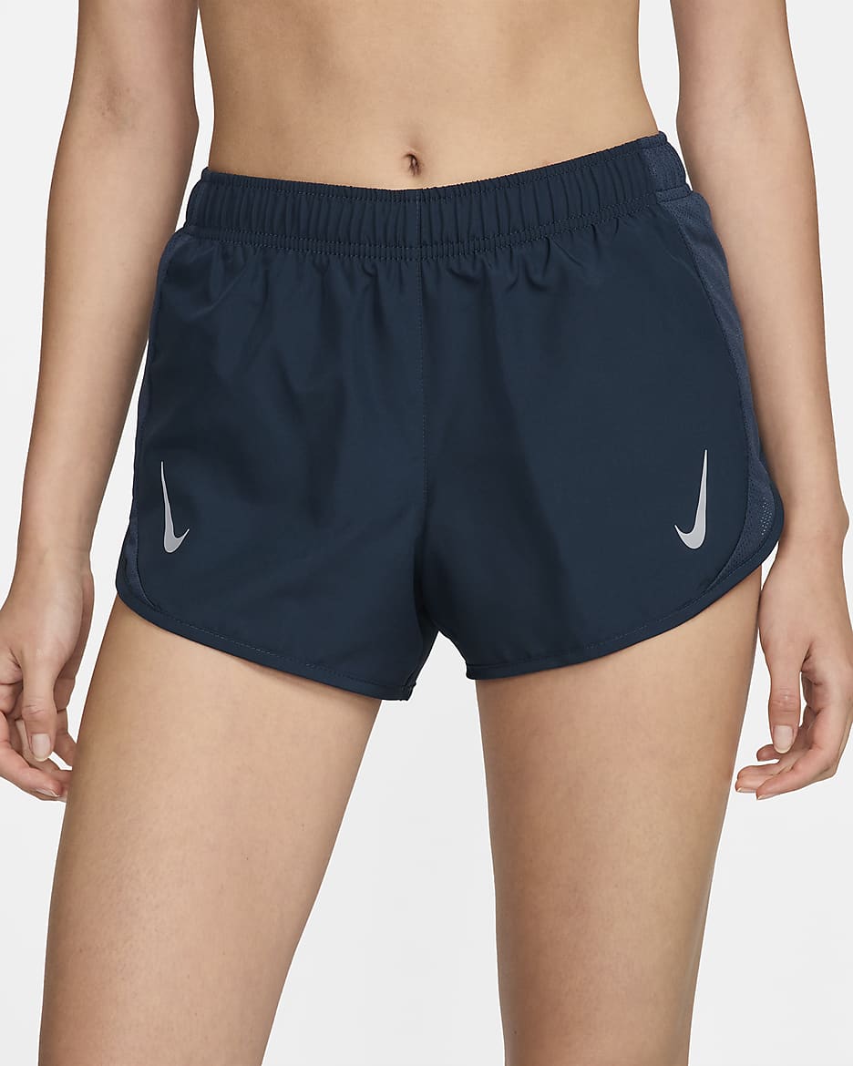 กางเกงวิ่งขาสั้นผู้หญิง Nike Dri-FIT Tempo Race - Armory Navy