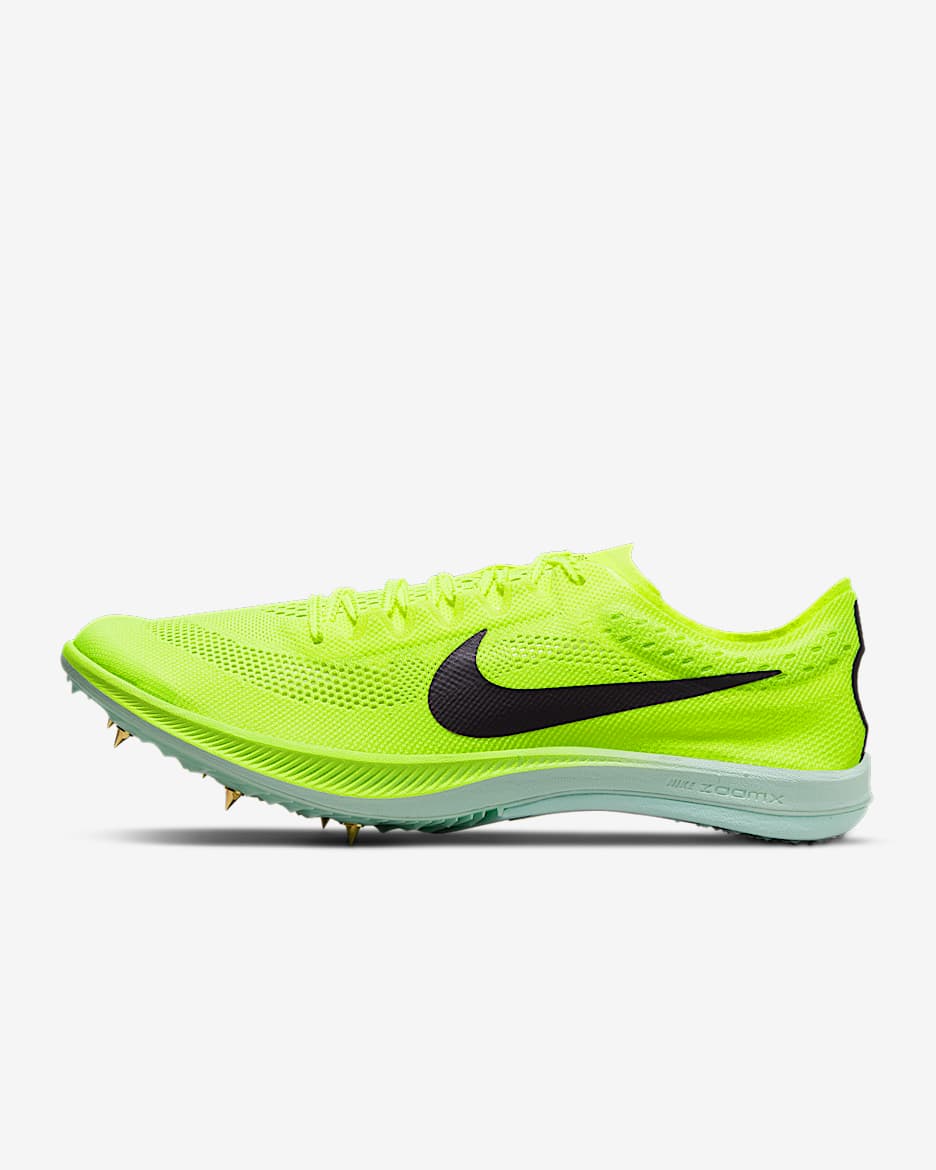 Nike ZoomX Dragonfly Track & Field Distance Spikes - Volt/Mint Foam/Vachetta Tan/Cave Purple