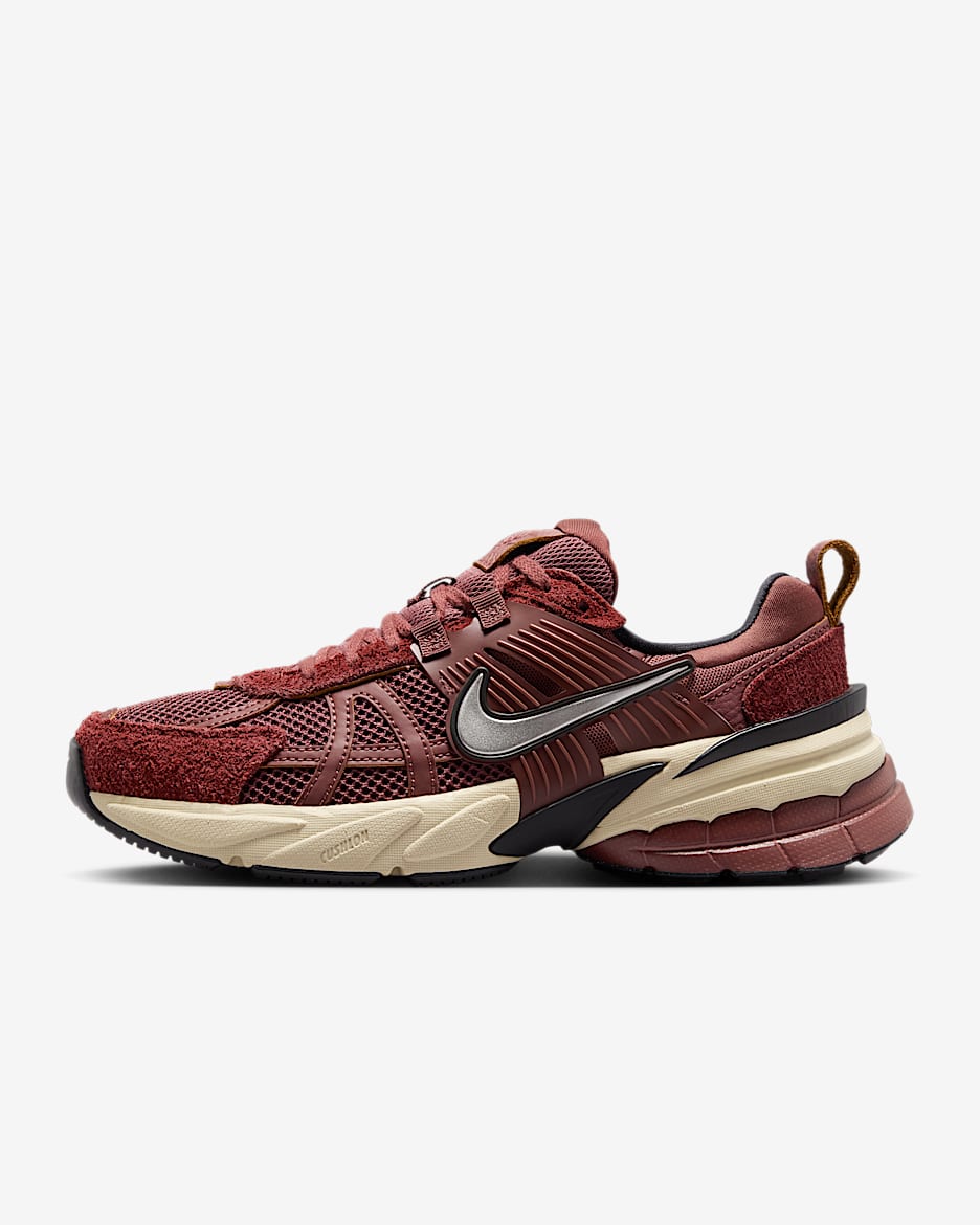 Nike V2K Run Women's Shoes - Red Sepia/Dark Pony/Black/Chrome