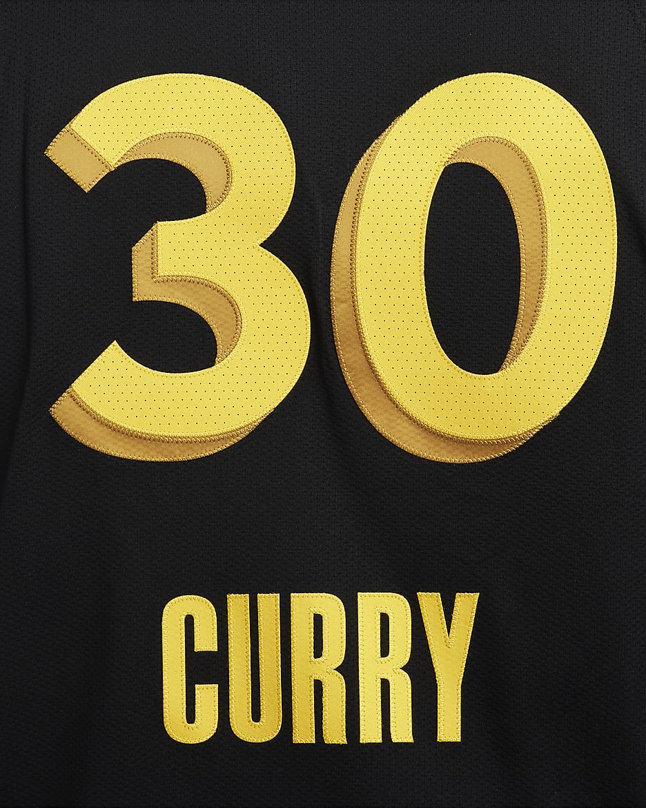 Stephen Curry Golden State Warriors 2023/24 City Edition Men's Nike Dri-FIT ADV NBA Authentic Jersey - Black