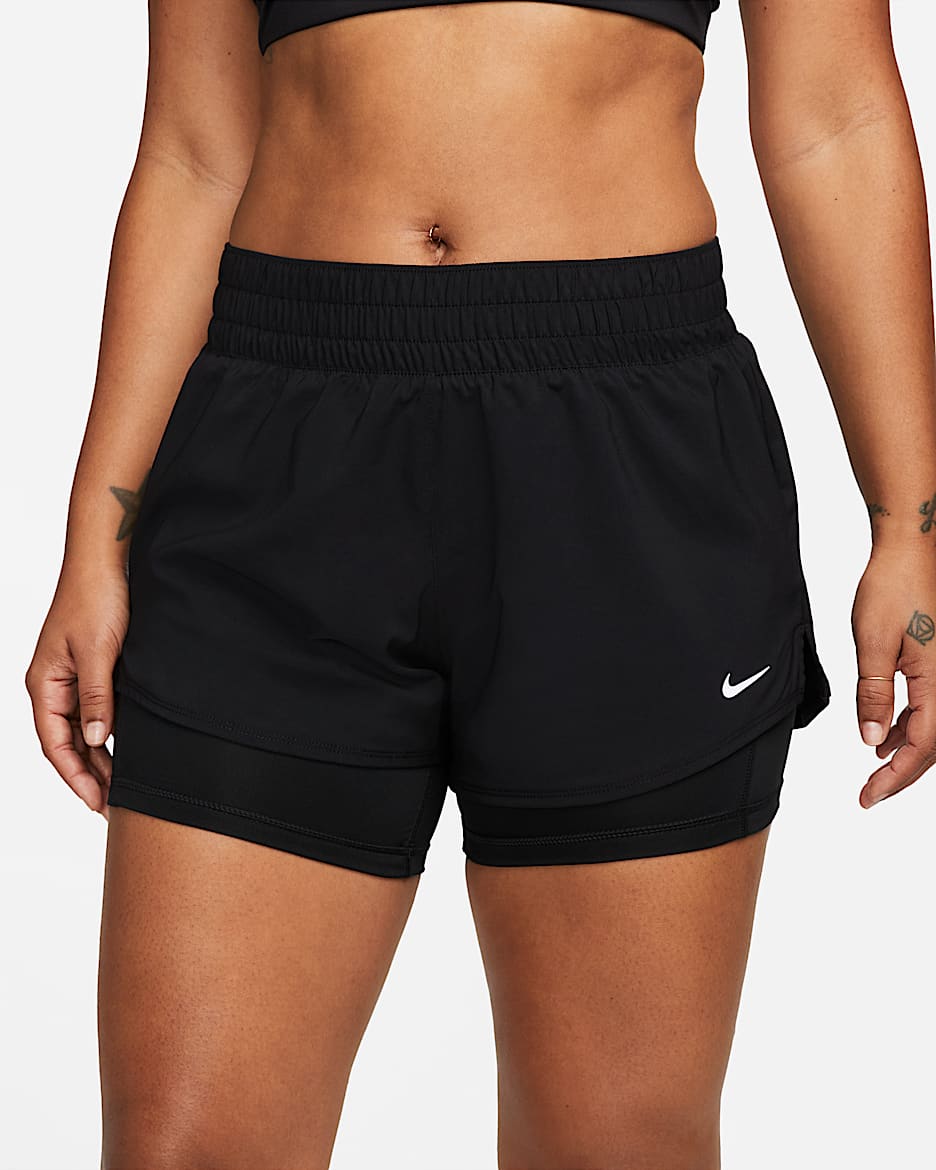 Nike One Women's Dri-FIT Mid-Rise 8cm (approx.) 2-in-1 Shorts