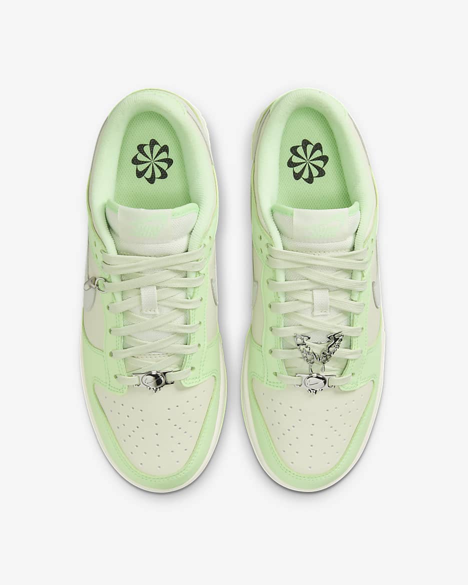 Tenis para mujer Nike Dunk Low Next Nature SE - Mar de cristal/Verde vapor/Vela/Plata claro