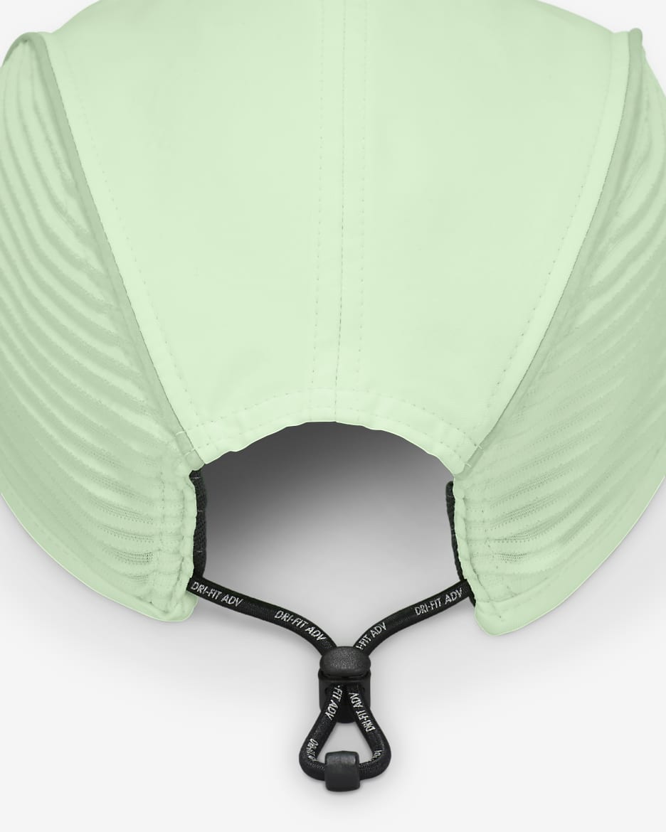 Ustruktureret Nike Dri-FIT ADV Fly AeroBill AeroAdapt-kasket - Vapor Green/Anthracite/sort