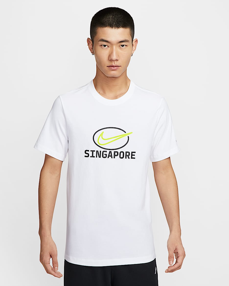 Nike Sportswear 男款 City T 恤 - 白色/白色