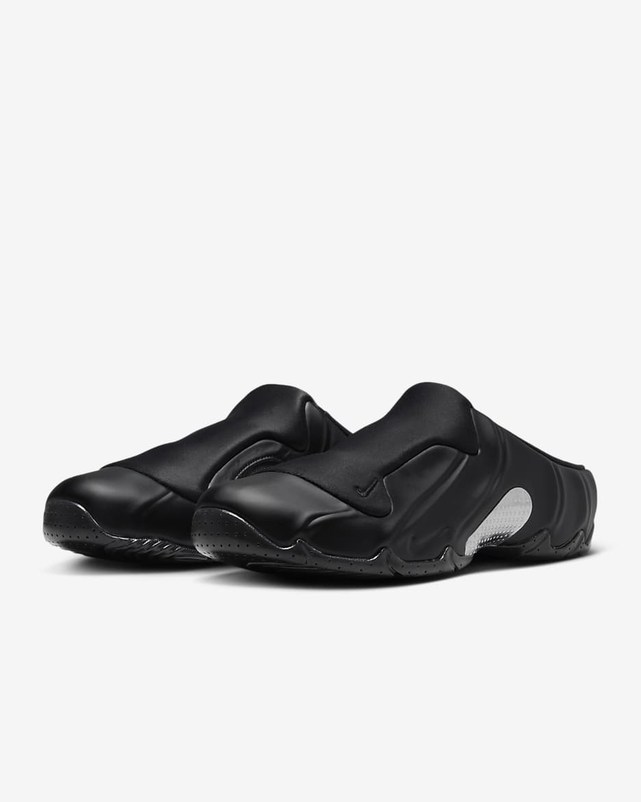 Clogs para hombre Nike Clogposite - Negro/Blanco/Plata metalizado/Negro