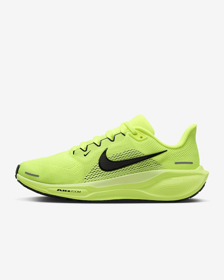 Nike Pegasus 41 Women's Road Running Shoes - Volt/Barely Volt/Black