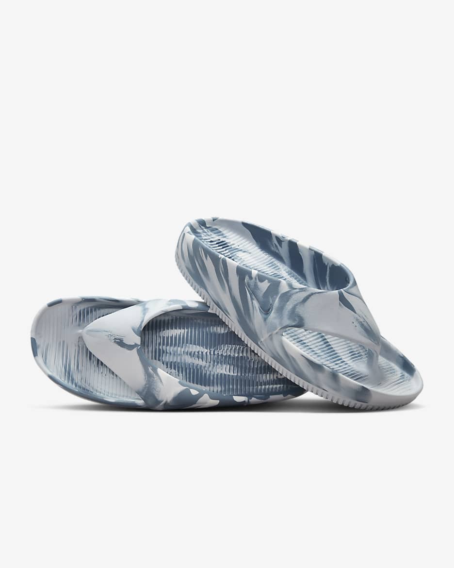 Nike Calm SE Women's Flip Flops - Pure Platinum/Pure Platinum/Pure Platinum