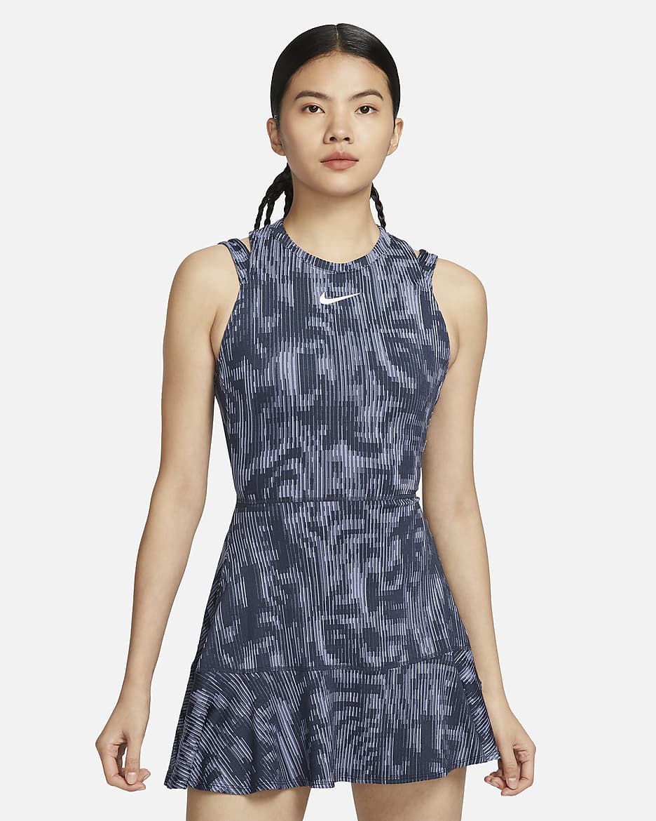 NikeCourt Slam Women's Dress - Thunder Blue/White