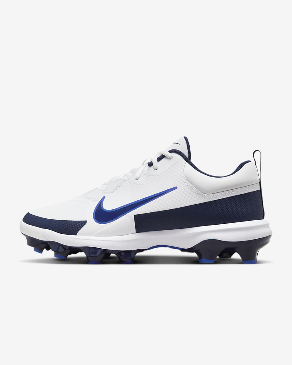 Tacos de béisbol Nike Force Trout 9 Pro MCS - Blanco/Hiperroyal/Azul marino medianoche