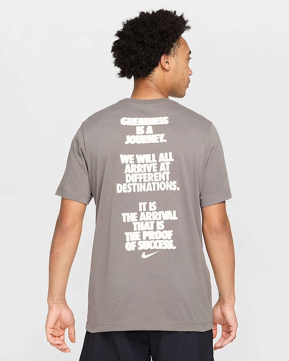 Nike Men's Dri-FIT Fitness T-Shirt - Cave Stone