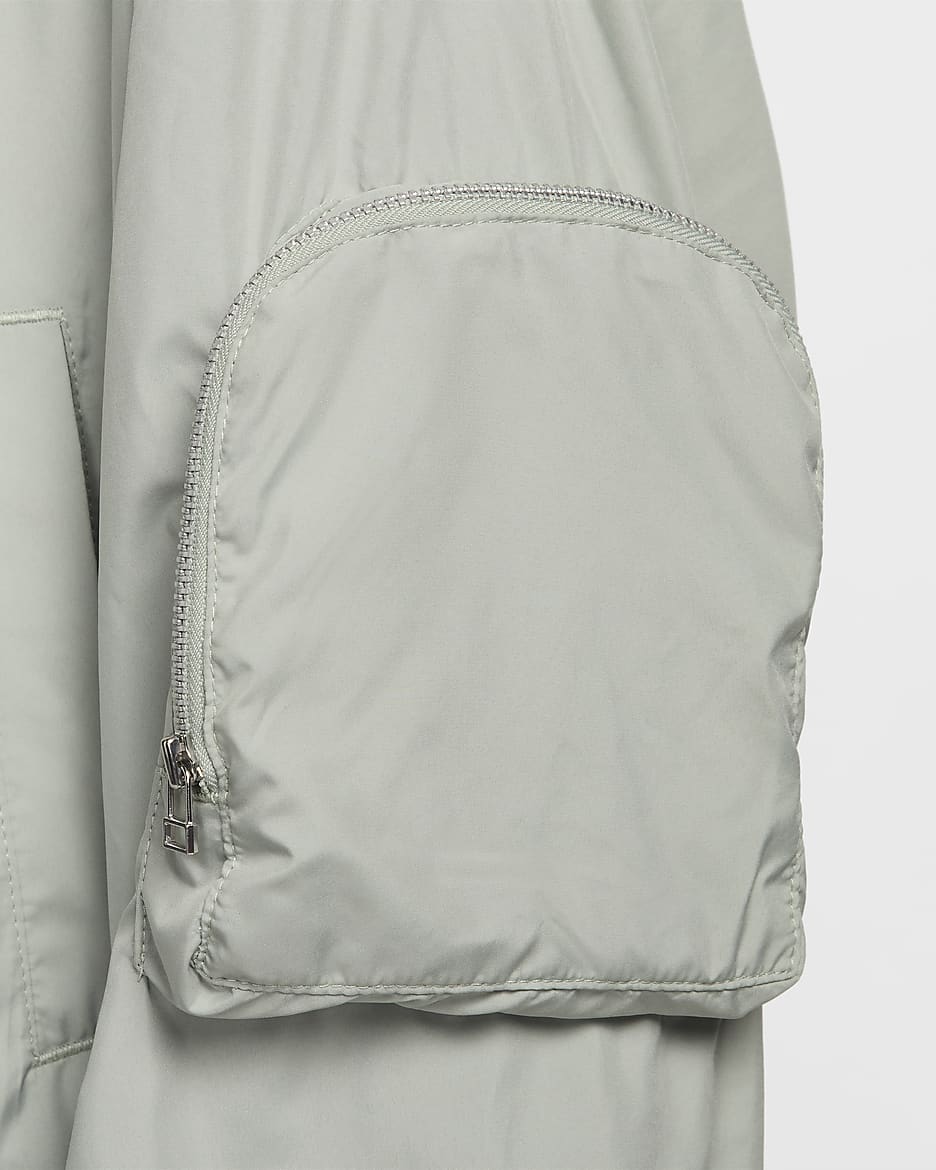 Nike Sportswear Essential Women's Oversized Bomber Jacket - Jade Horizon/Sail