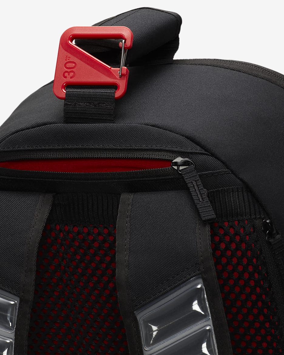 LeBron Backpack (25L) - Black/Black/White