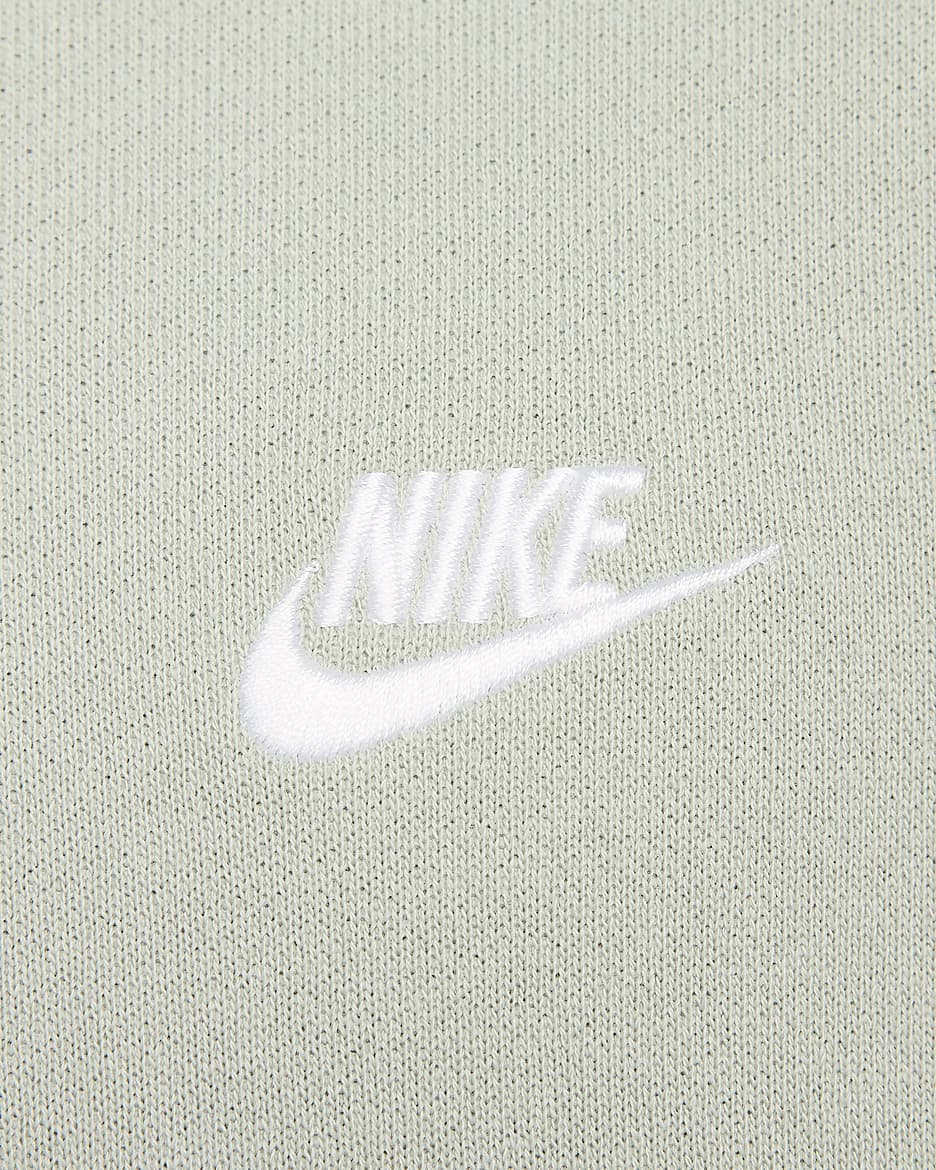 Sudadera de cuello redondo de French Terry Nike oversized para hombre Nike Club Fleece - Horizonte jade/Horizonte jade/Blanco