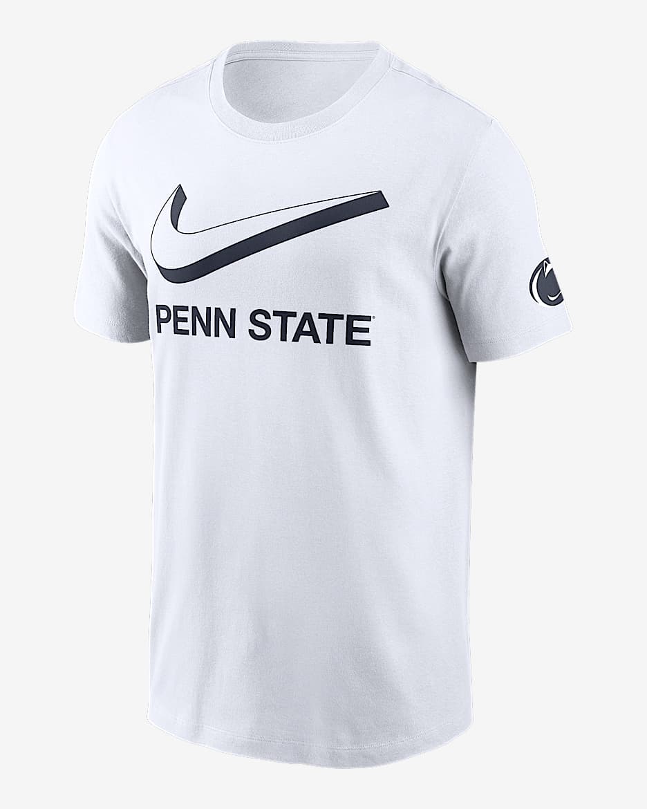 Penn State Primetime Campus 2-Hit Swoosh Men's Nike College T-Shirt - White