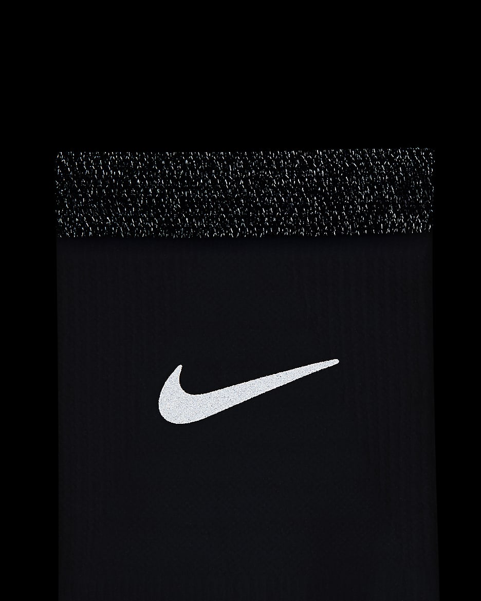 Calcetines al tobillo de correr Nike Spark Lightweight - Blanco/Reflejo plata