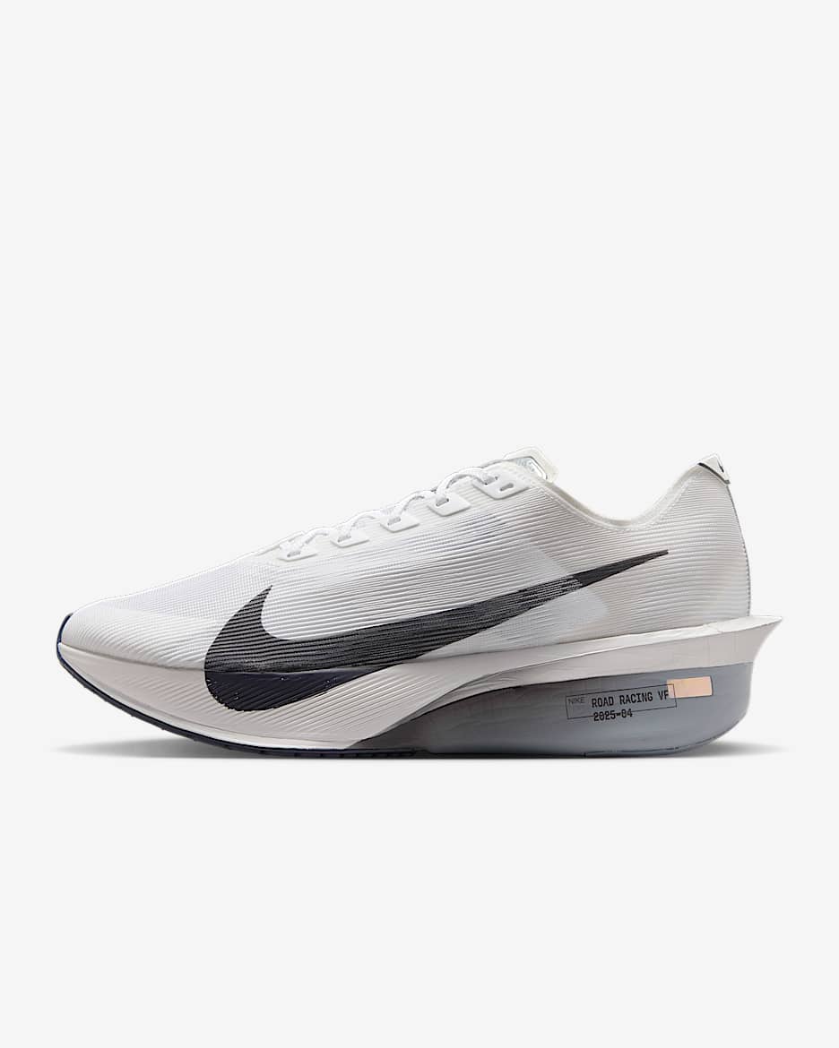 Nike Vaporfly 4-konkurrenceløbesko til vej til mænd - hvid/Obsidian Mist/Pure Platinum/Gridiron