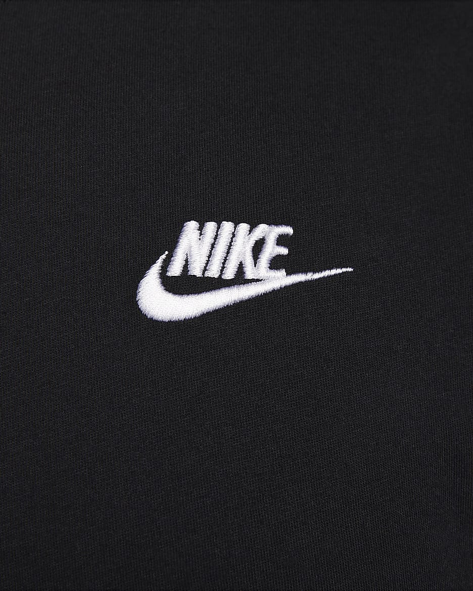 Nike Sportswear Club Herren-T-Shirt - Schwarz/Weiß