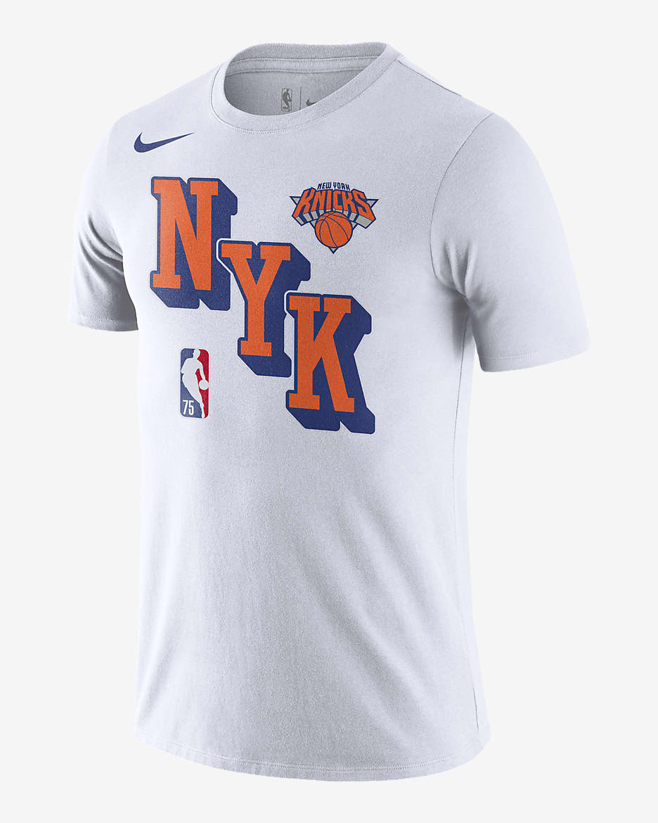 New York Knicks Men's Nike Dri-FIT NBA T-Shirt - White