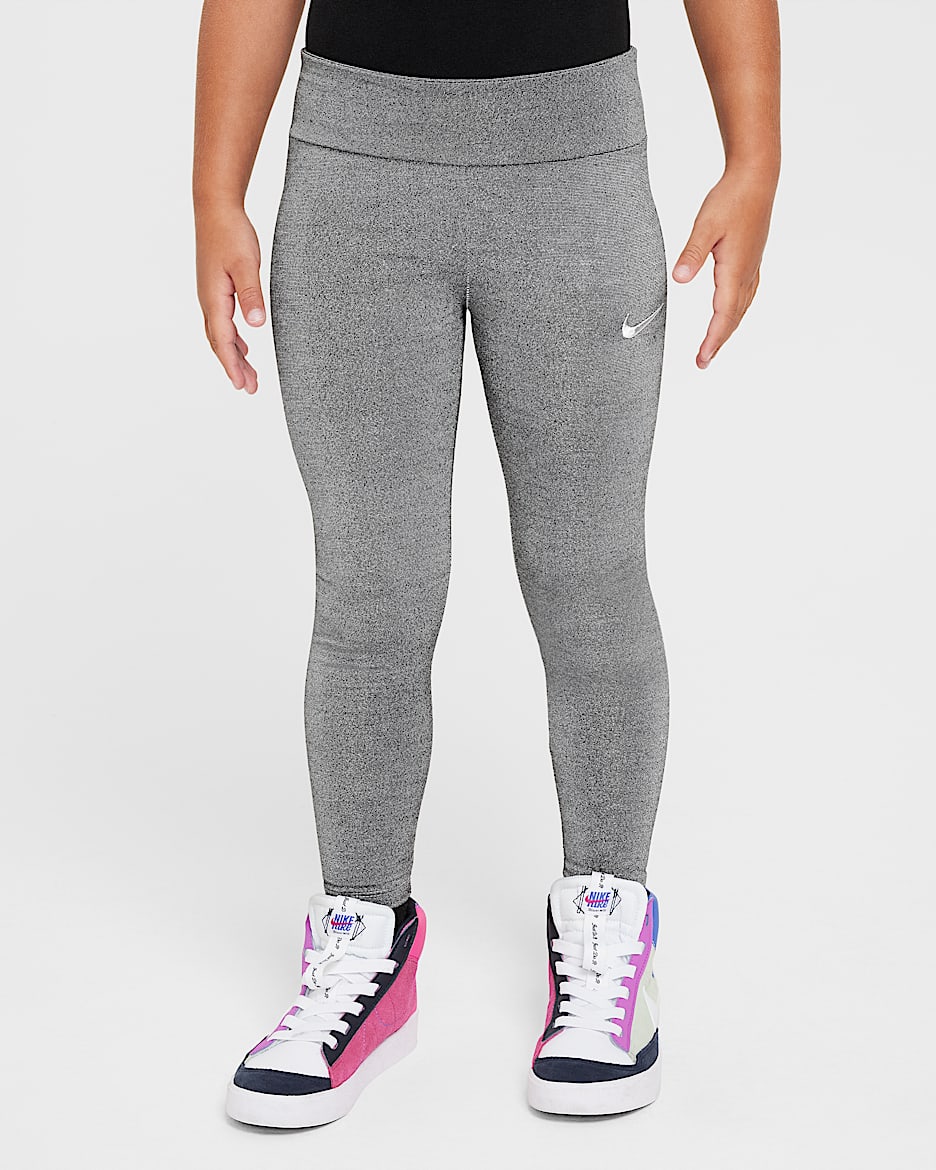 Nike Shine Leggings für jüngere Kinder - Schwarz