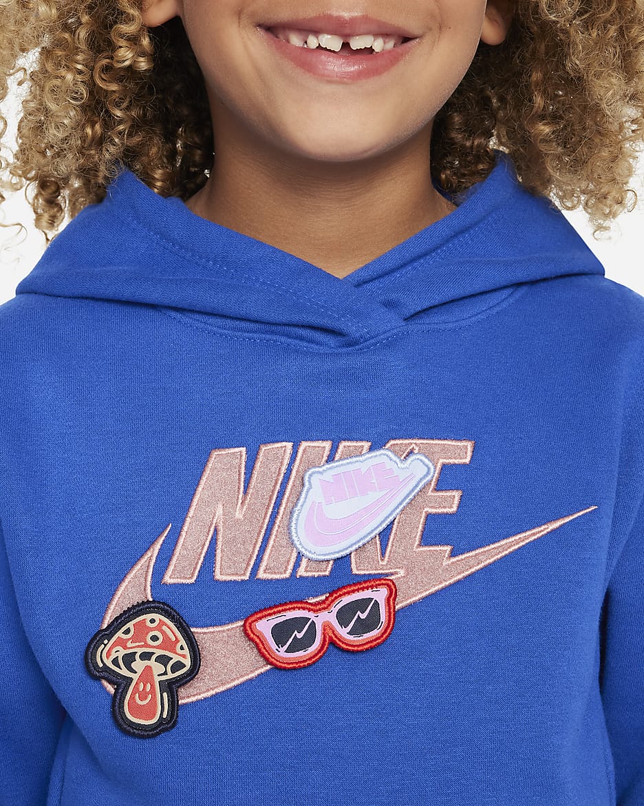 Nike "You Do You" Pullover Hoodie Little Kids Hoodie - Game Royal