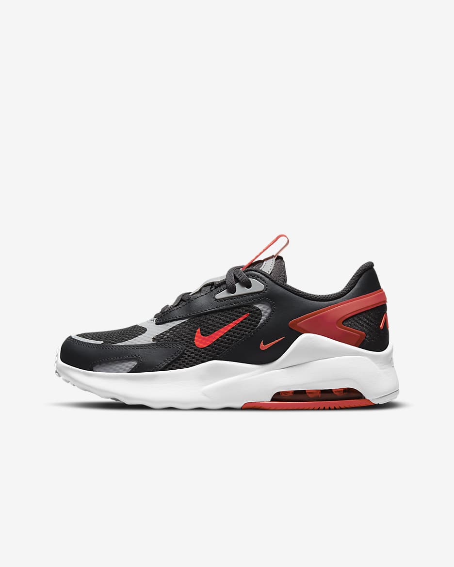 Nike Air Max Bolt Older Kids' Shoe - Dark Smoke Grey/University Red/Light Smoke Grey/Bright Crimson