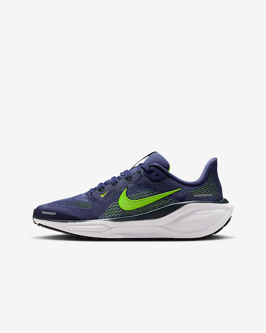 Nike Pegasus 41 Older Kids' Road Running Shoes - Sanded Purple/Seaweed/Cannon/Volt