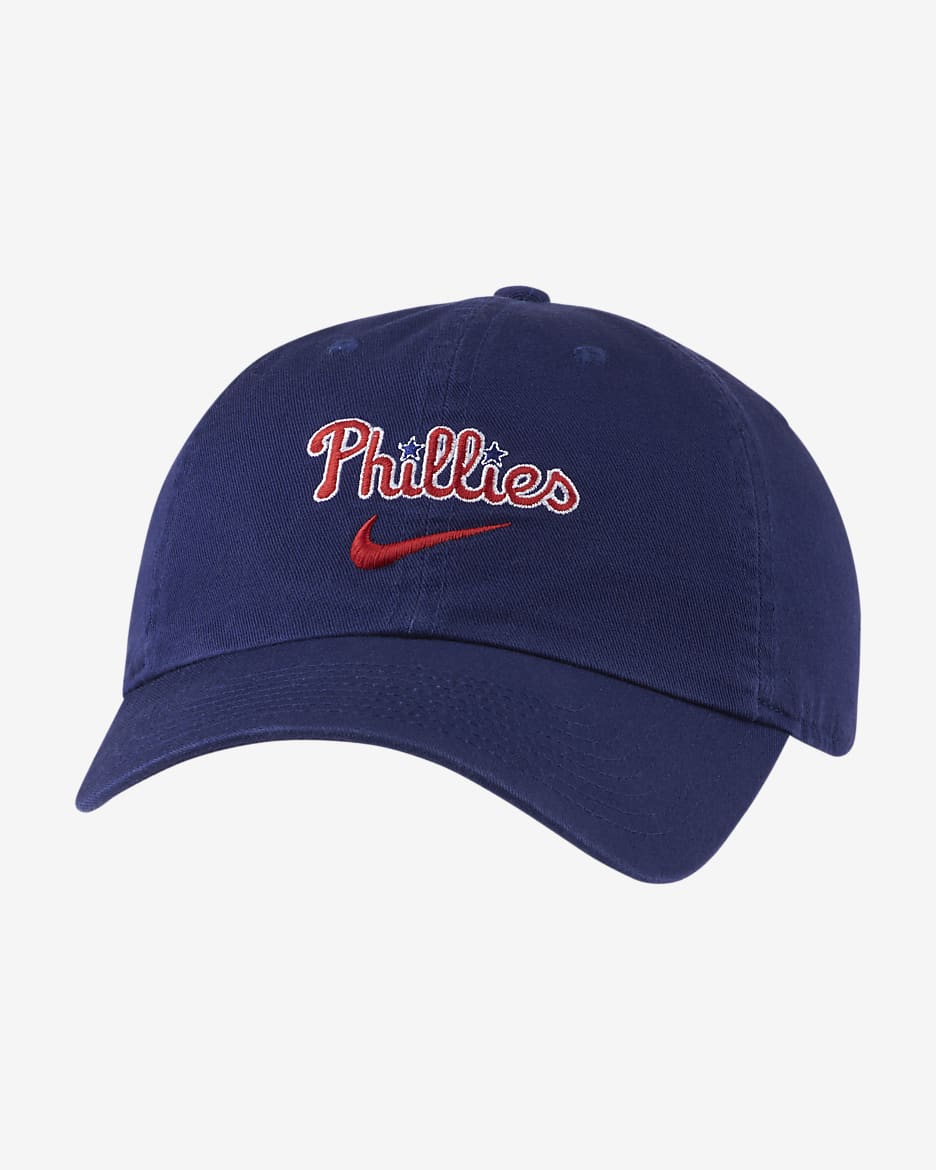 Nike Heritage86 Swoosh (MLB Philadelphia Phillies) Adjustable Hat - Loyal Blue