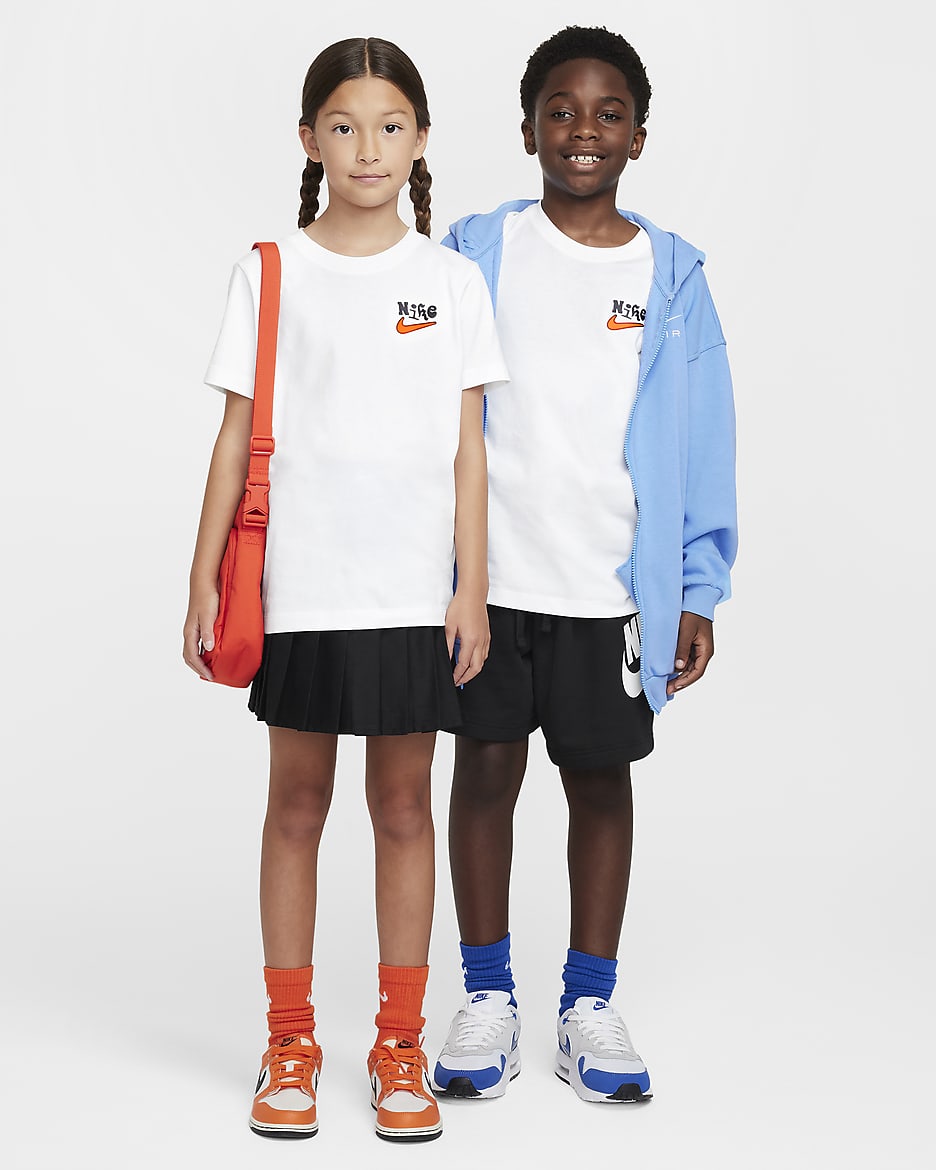 Nike Sportswear Big Kids' T-Shirt - White