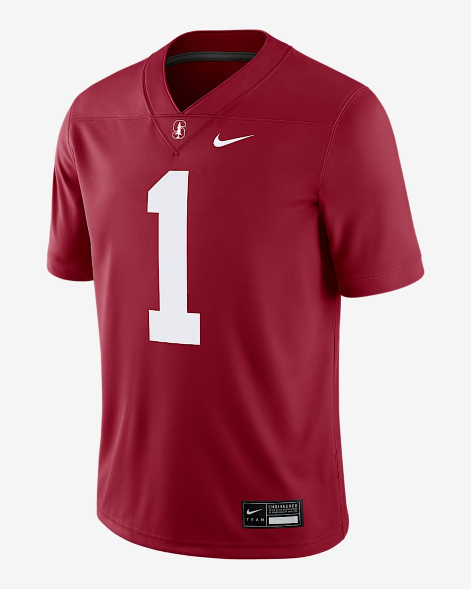 Stanford Cardinal Men's Nike Dri-FIT College Game Jersey - Team Crimson