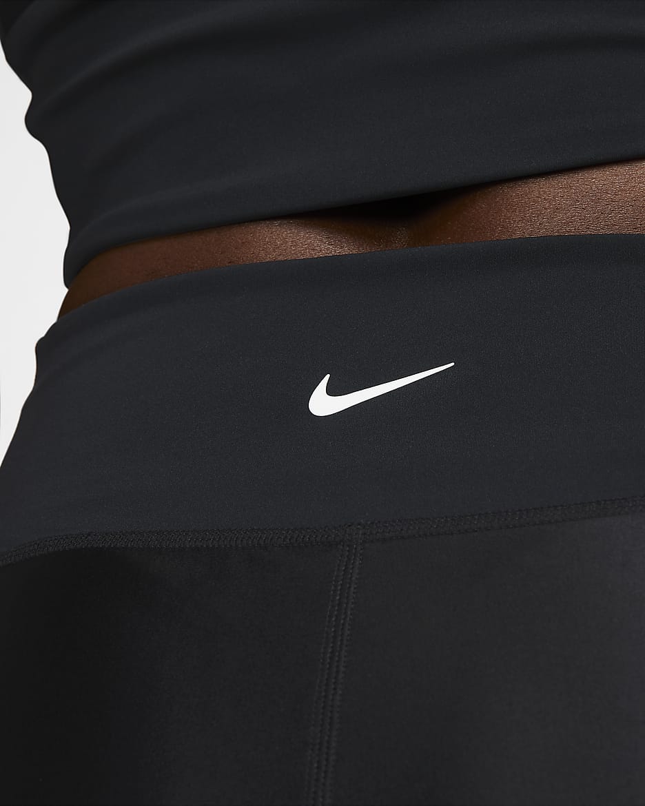 Nike Pro Women's Mid-Rise 7" Biker Shorts - Black/White