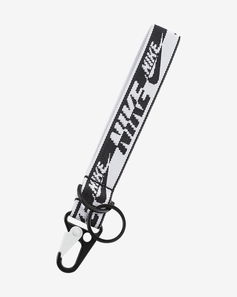 Nike Key Holder Wrist Lanyard - White/Black