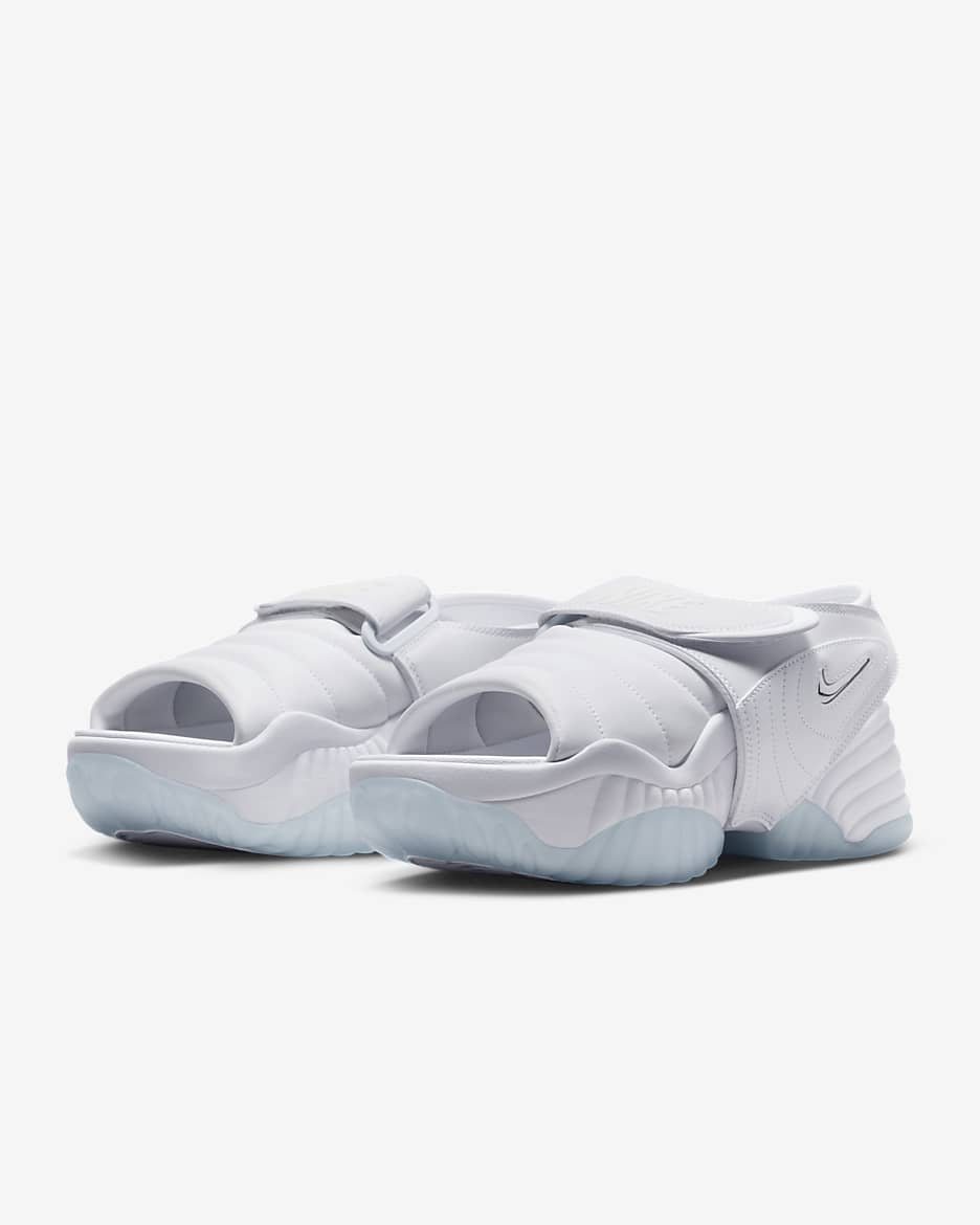 Sandalias para mujer Nike Adjust Force - Blanco/Transparente/Plata metalizado