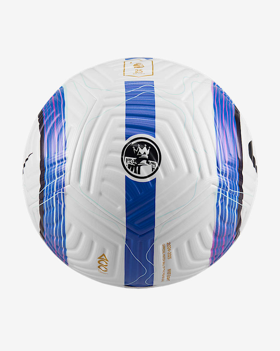Premier League Flight Nike Soccer Ball - White/Blue/Black