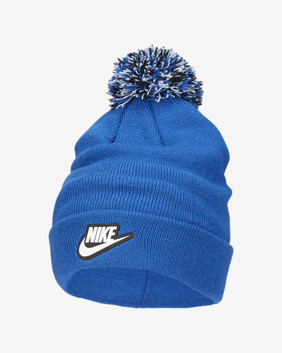Nike Futura Pom Beanie Gift Box Little Kids' Hat - Game Royal