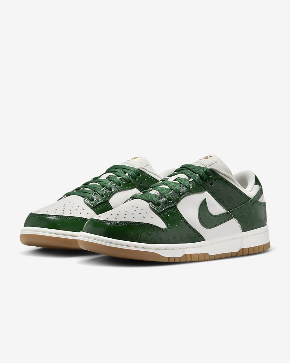 Nike Dunk Low LX Women's Shoes - Phantom/Sail/Metallic Gold/Gorge Green